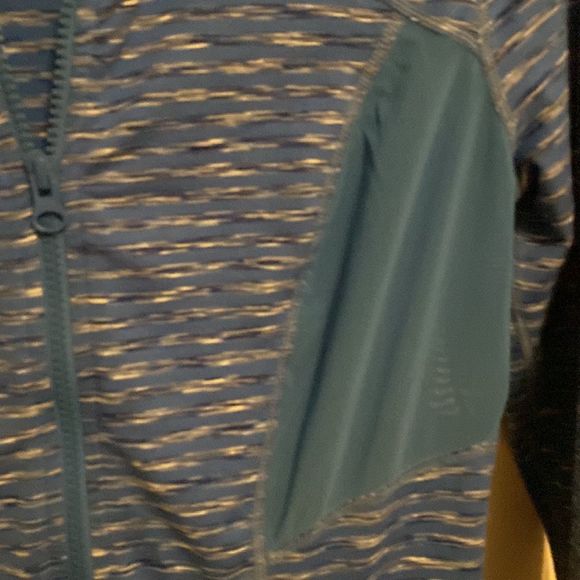 ZELLA Womens Activewear Light Blue Full Zip  Lightweight Track Jacket Medium - Picture 7 of 12